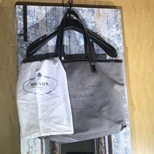 Prada Material Tote with Storage Bag